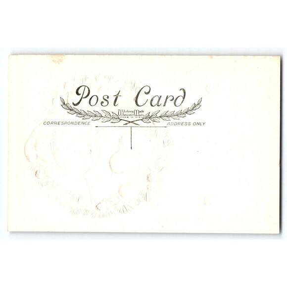 Santa Claus Postcard May You Be Numbered Folks In The USA Whitney Christmas List - Picture 2 of 2